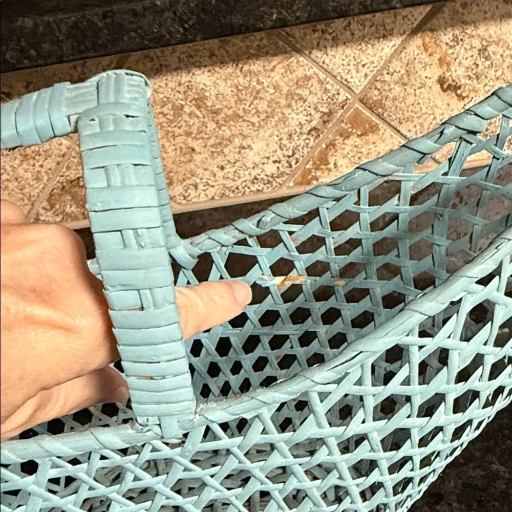Woven Basket with Handle -
